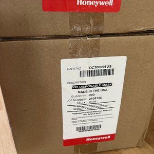 Honeywell Disposable N95 Respirators, NIOSH-Approved 200/Box New